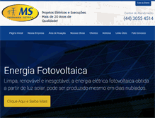 Tablet Screenshot of msengenhariaeletrica.com.br